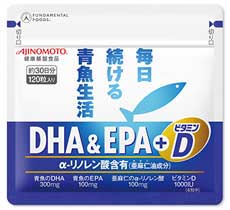【通販限定】味の素 DHA&EPA+ビタミンD・画像